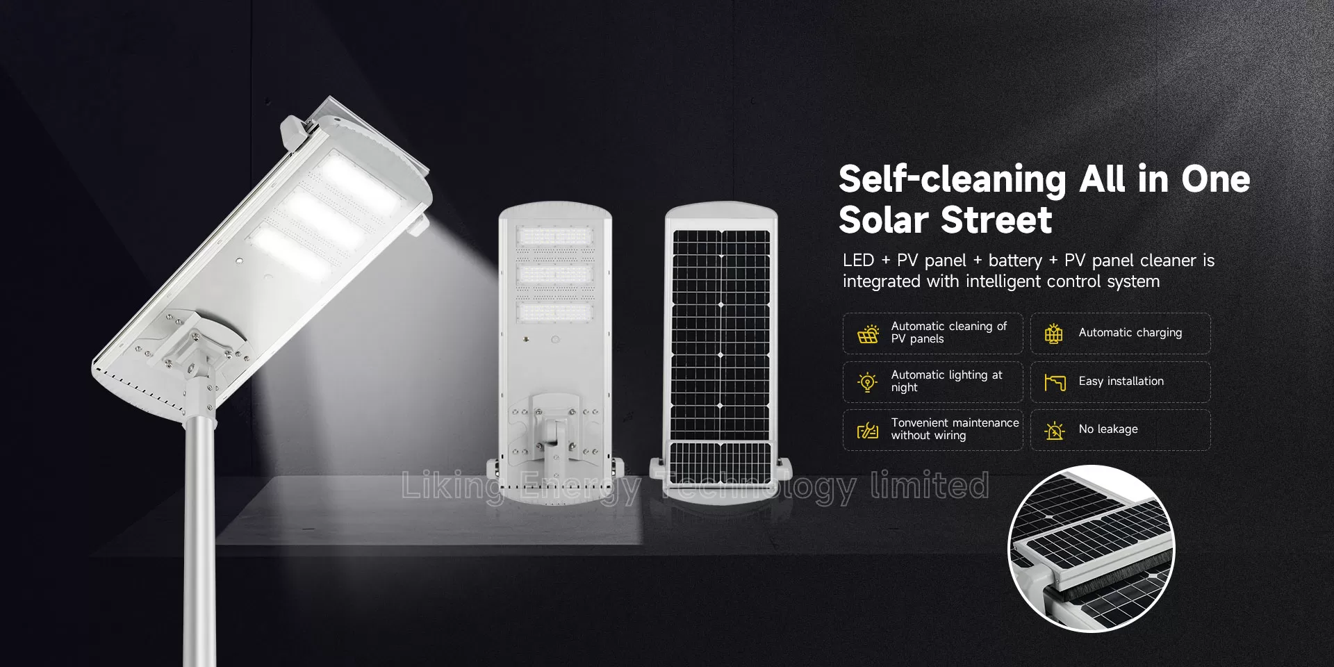 Производитель солнечной энергии уличный свет